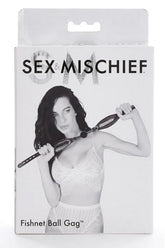 Sportsheets Fishnet Ball Gag - - Bondage Gags and Bits